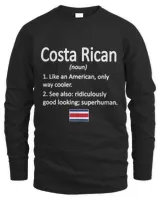 Costa Rican Costa Rica Flag Costa Rican Roots T-Shirt