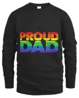 Gay Pride LGBTQIA+ Proud Dad LGBT Parent Pride Dad  T-Shirt