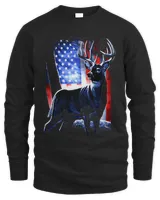 Buck American Flag Deer Hunting