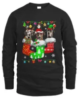 Great Dane Dog In Socks Christmas Pajama Puppy Lover Xmas 60