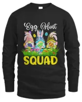 Egg Hunt Squad Gnomes Happy Easter Day Bunny Kids Boy Girl