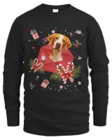 English Pointer Dog In Christmas Card Ornament Pajama Xmas444