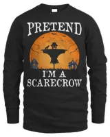 Halloween Pretend Im a Scarecrow Funny Halloween Party Costume 470 Pumpkin