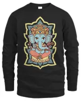 Ganesh Symbol Yoga Hindu Elephant Men Women Meditation