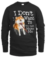 Funny Shiba Inu Dog Meme I Don’t Want To You Can’t Make Me