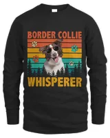 Vintage Retro Border Collie Whisperer Funny Dog Sunglasses