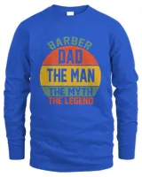 Barber Dad The Man The Myth The Legend Fathers Day T shirts