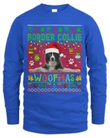 Border Collie Christmas Woof Santa Border Collie Dog Lover 24