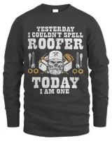 Roofer Funny Retro Roofing Roof Equipment Job Repair631