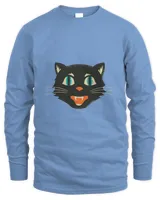 Vintage Halloween Cat t shirt hoodie sweater