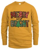 Merry and Bright T Shirt Christmas Sweatshirt