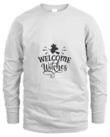 Welcome Witches black t shirt hoodie sweater