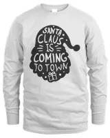 Santa Claus is Coming to Town Christmas Tee Shirt