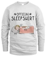 Official Sleep Shirt - Dog Cat Personalized QTCAT310123PET3