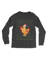 Ugly Xmas Chicken Graphic Funny Ugly Sweater Christmas