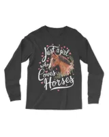 Just A Girl Who Loves Horses Horse T-Shirt