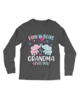 Pink or Blue Grandma Loves You Gender Reveal Elephant