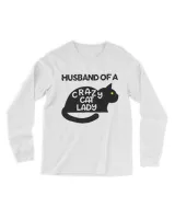 Mens Husband of a Crazy Cat Lady Shirt for Men with lots of Cats HOC300323A13