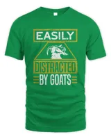 Easily Distracted By Goats Farm Lover Funny Goats Farmer