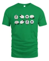 Sheep T-Shirt, Cute Sheeps Shirt, Funny Sheep Shirt, Farm Animal Shirt, Sheep Lover Shirt, Sheep Women Shirt,Lamp Farm