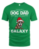 Boxer Best Dog Dad In The Galaxy Funny Puppy Christmas Xmas 93 Boxers Dog
