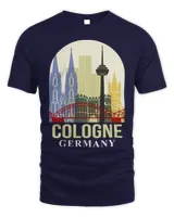 Cologne Germany Travel Poster Meet Me In Cologne Traveling