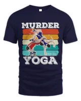 Vintage Retro Funny Zen Yoga Wrestling Lover Wrestler Tee