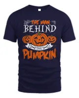 The man behind the pumpkin hallowenn