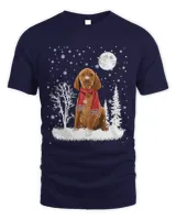 Vizsla Under Moonlight Snow Christmas Pajama 280