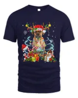 Puggle Reindeer Christmas Tree Lights Pajama Dog Xmas 178