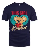 This Girl Loves Koalas Cute Womens Koala Bear