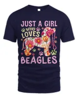 Cute Dog Lover Just A Girl Who Loves Beagle Dog