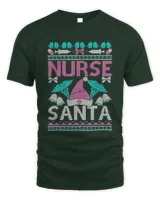 Ugly Christmas Nurse Santa Shirt Holiday Party RN LPN T-Shirt