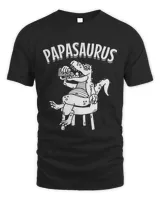 Mens Papa Dinosaur Papa Saurus Funny Papa Dino Papasaurus