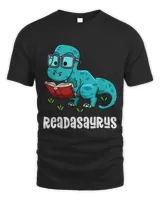 Readasaurus Funny Reading Dinosaur Bookworm Book Reader Meme