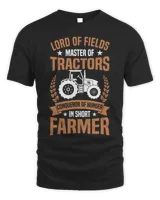 Mens Cool Farmer Tractor Driver Farming Master Of The Fields