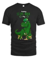 St. Paddys Day Tee Happy St Pat REX Day Fun Shirt for kids