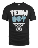 Basketball Lover Team Boy Basketball Gender Reveal Blue Baby Shower Party Basketball