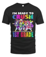 Crush 1st Grade Dabbing Unicorn Back to School Backpack Girl