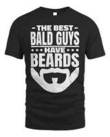 Mens The Best Bald Guys Have Beards Bearded Bald Guy