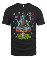 Shiva Mushroom Meditation Psychedelic Hindu God Spiritual