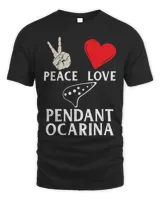 Peace Love Pendant Ocarina Instrument Pendant Ocarina Player