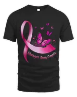 Butterfly Stronger Than Breast Cancer Awareness Pink Ribbon