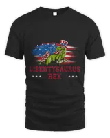 Libertysaurus Rex American Flag Independence Day 1
