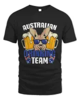 Australian Drinking Team Kangaroo Australia Flag Beer Lover