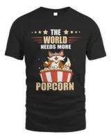 Fox Watching Movies Popcorn Lover Movie Snack Popcorn Fans