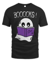 Books Moon Ghost Halloween Bookworm Librarian Teacher Book 1