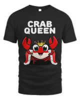 Crab Queen 2Womens Crab Tshirt 2Girls Crab 21