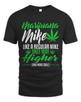 Marijuana Mike Weed 420 Funny Stoner Dad Husband Son