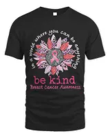 BC Be Kind Breast Cancer Awareness Sunflower Leopard Ribbon Cancer